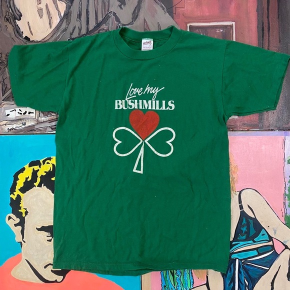 Vintage Bushmills St Patrick’s Day Irish T Shirt - Picture 4 of 4